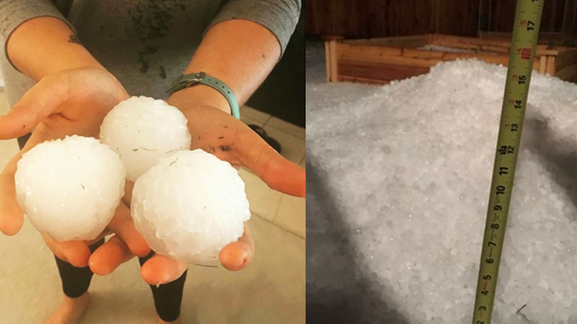 Photos: Large hail slams North Texas | khou.com