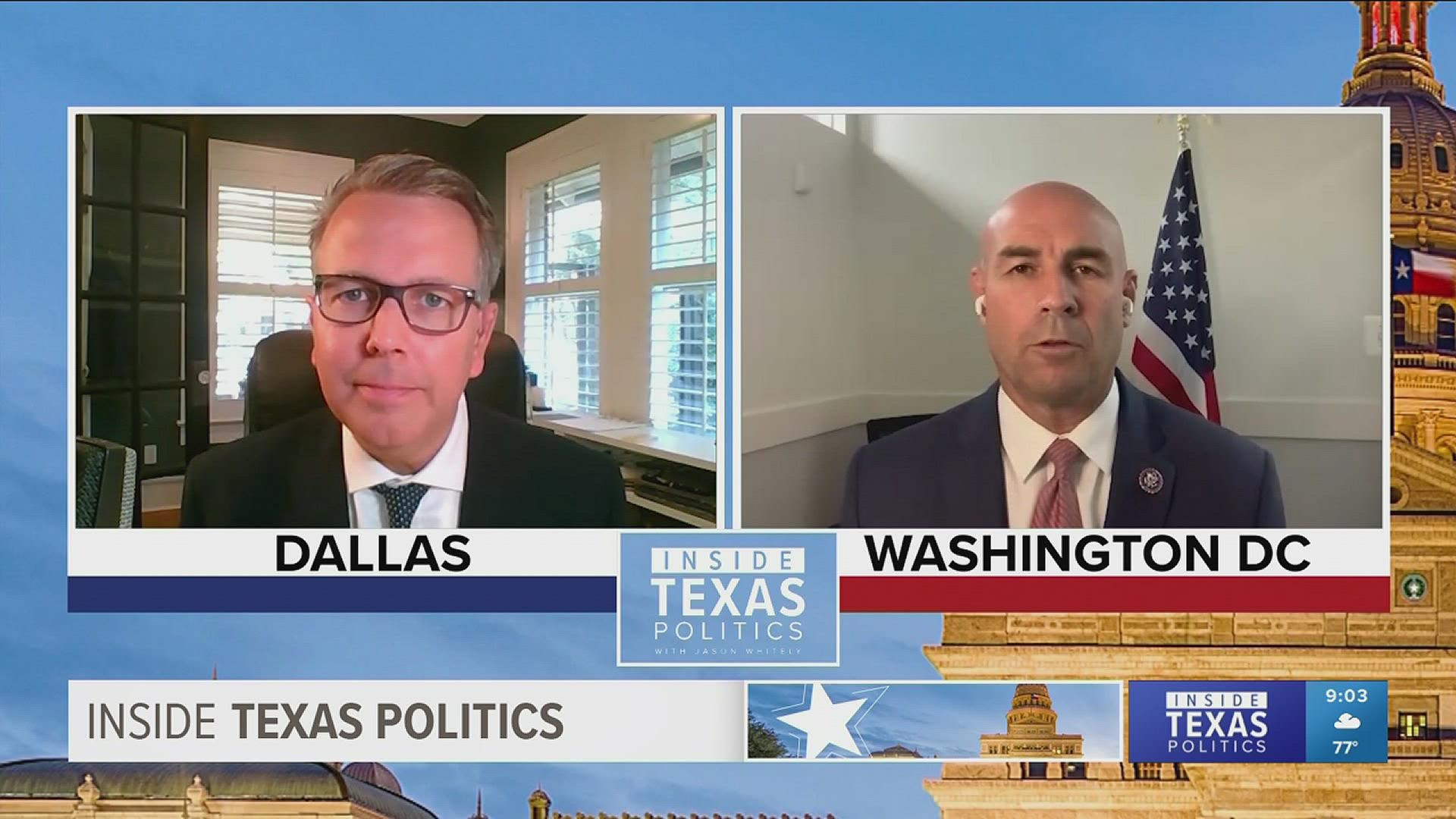 Rep. Jake Ellzey spoke with Inside Texas Politics about his experience as a U.S. Navy commander who served in Iraq and Afghanistan and what he thinks has gone wrong.