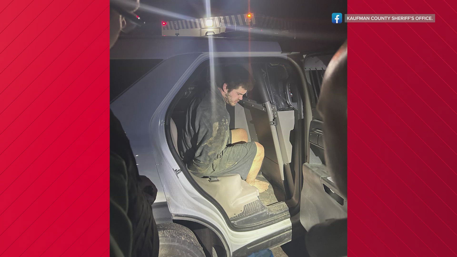 Trevor McEuen was arrested by the Kaufman County Sheriff's Office on Monday. 