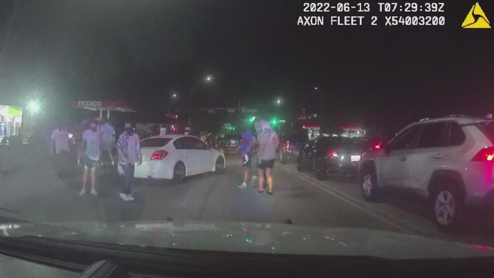 At least one was arrested at the event early Monday. Investigators in Euless are hoping to file more charges, but need help identifying participants seen in videos.