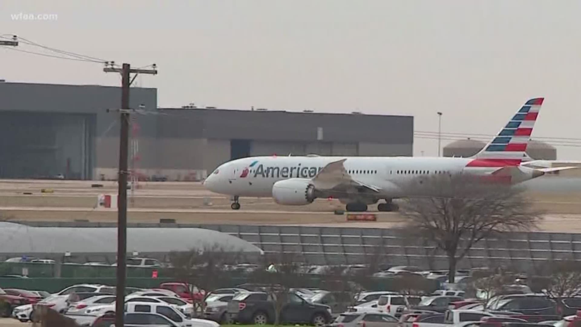 "Numerous" flights were cancelled or delayed at North Texas' two major airports after a ground stop resulting from smoke in an air traffic control building.