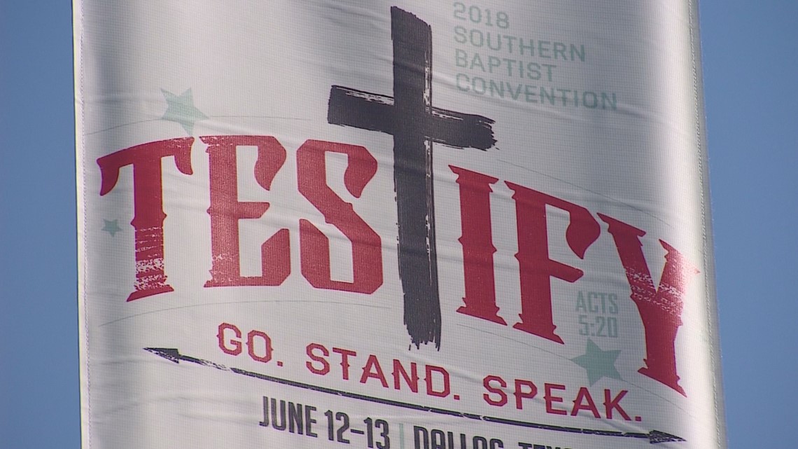 Protest calls for change inside Southern Baptist Convention over treatment of women | khou.com