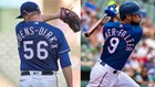 Rangers' Bibens-Dirkx, Kiner-Falefa mark first all-hyphenated pitcher, catcher duo in MLB history