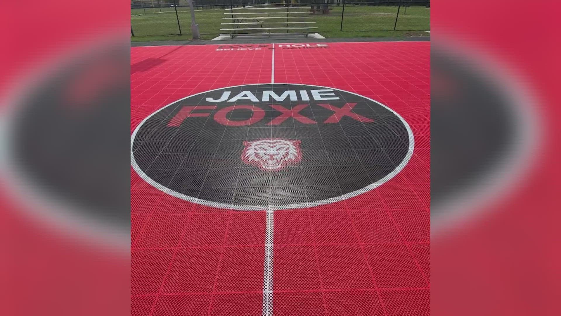 The City of Terrell posted a thank you Monday to Jamie Foxx. The actor's charity donated a basketball court to his hometown.