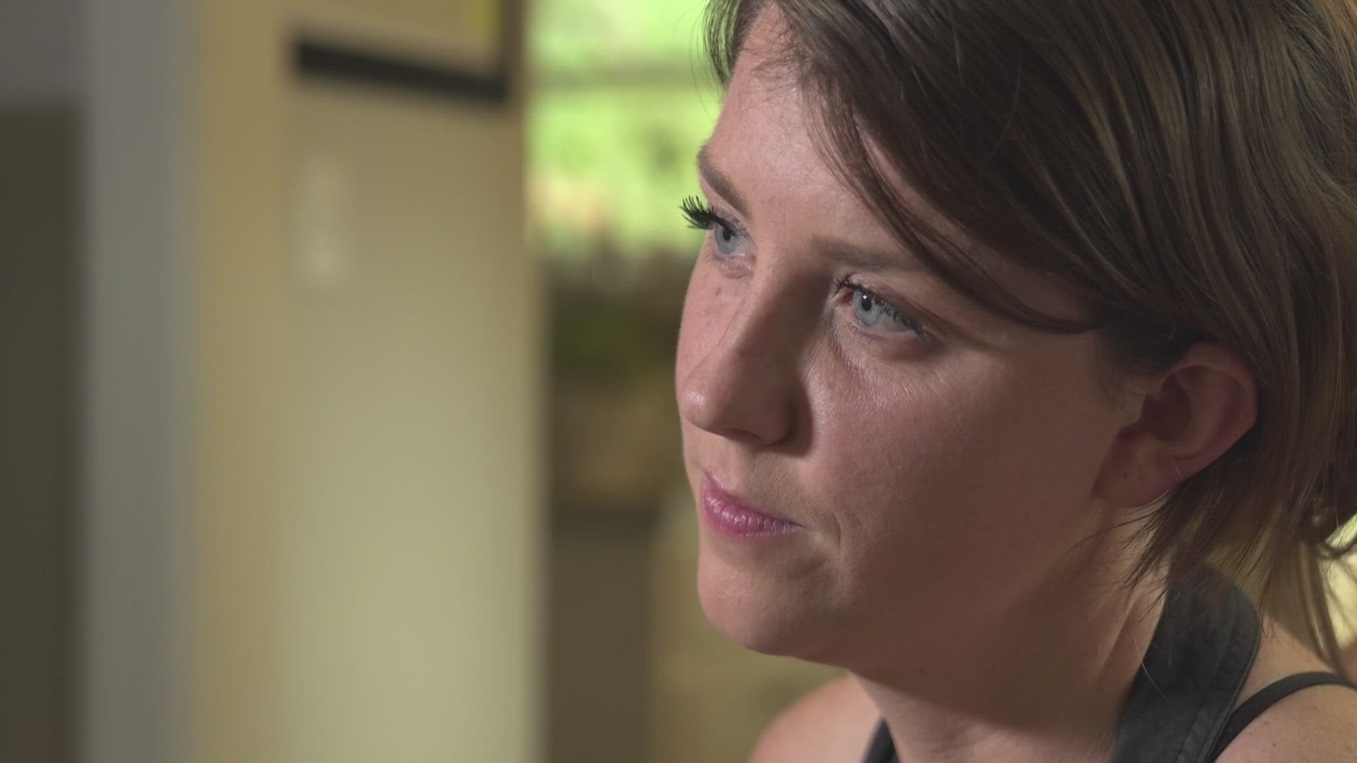 "It definitely feels like I'm living in a different world than most people," Danielle Sherrill told WFAA.