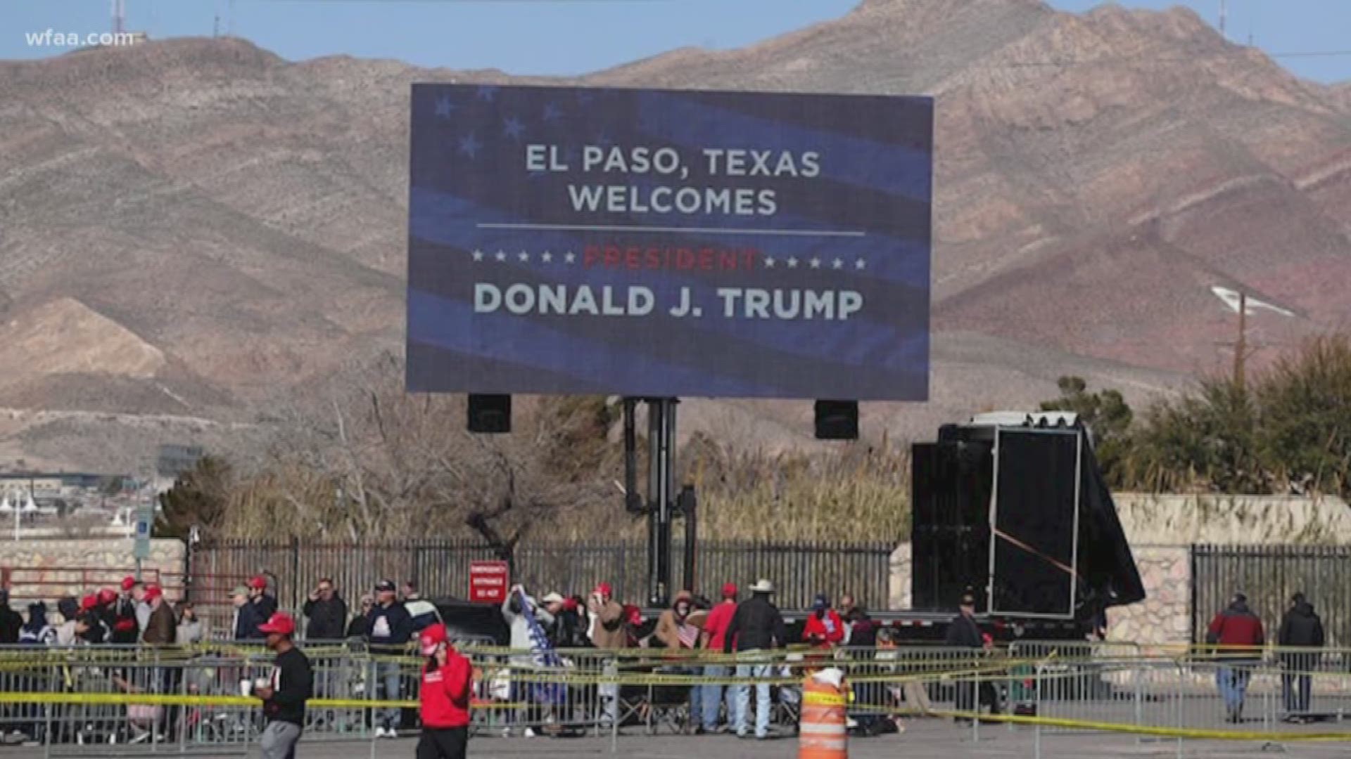Trump Beto Hold Dueling Rallies In El Paso Over Border Wall Khou Com