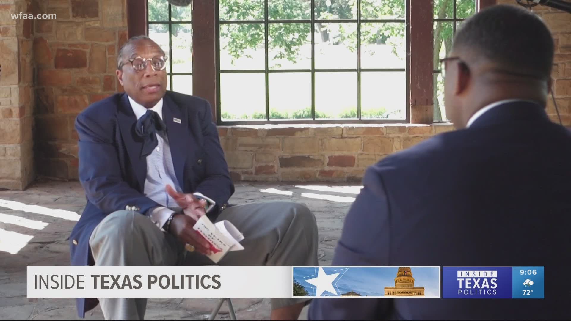 John Wiley Price has been a fixture in Dallas County politics since the 1980s. He has avoided interviews for years, but he agreed to one with Inside Texas Politics.