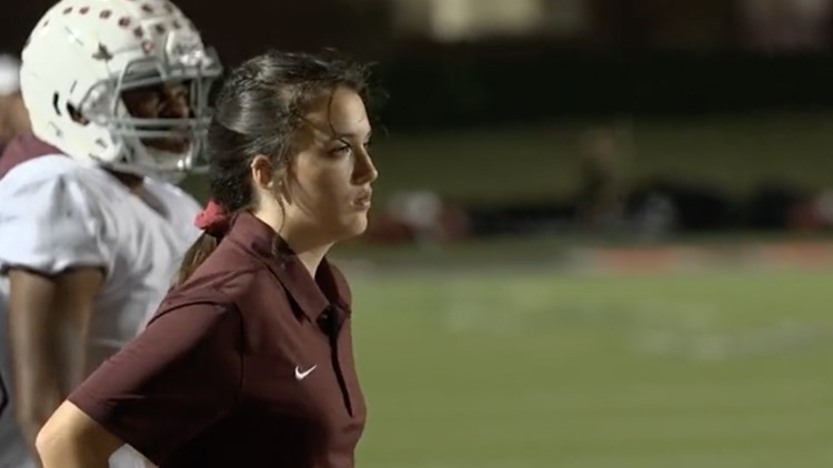 'She's trail-blazed the whole thing': Texas teen with dreams of coaching football defies odds
