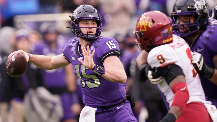 No. 4 TCU finishes undefeated regular season with 62-14 rout