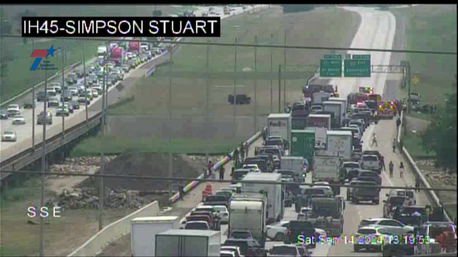 I45 at Simpson Stuart Road in Dallas shut down after fatal crash