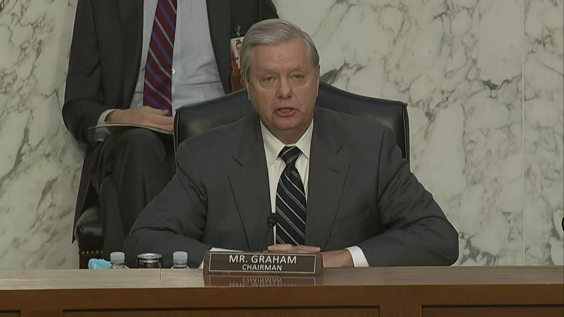 Sen. Lindsey Graham opens Monday's Judge Amy Coney Barrett Supreme Court hearing with remarks on her life and career.