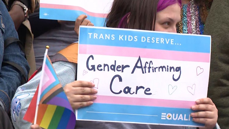 Texas bill banning care for transgender kids passes through senate committee after LGBTQ rally at Capitol