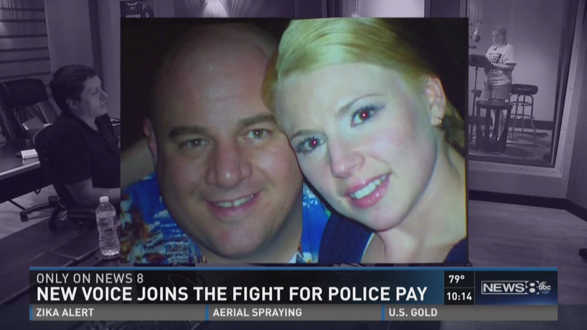 Officer, widow joins fight for police pay