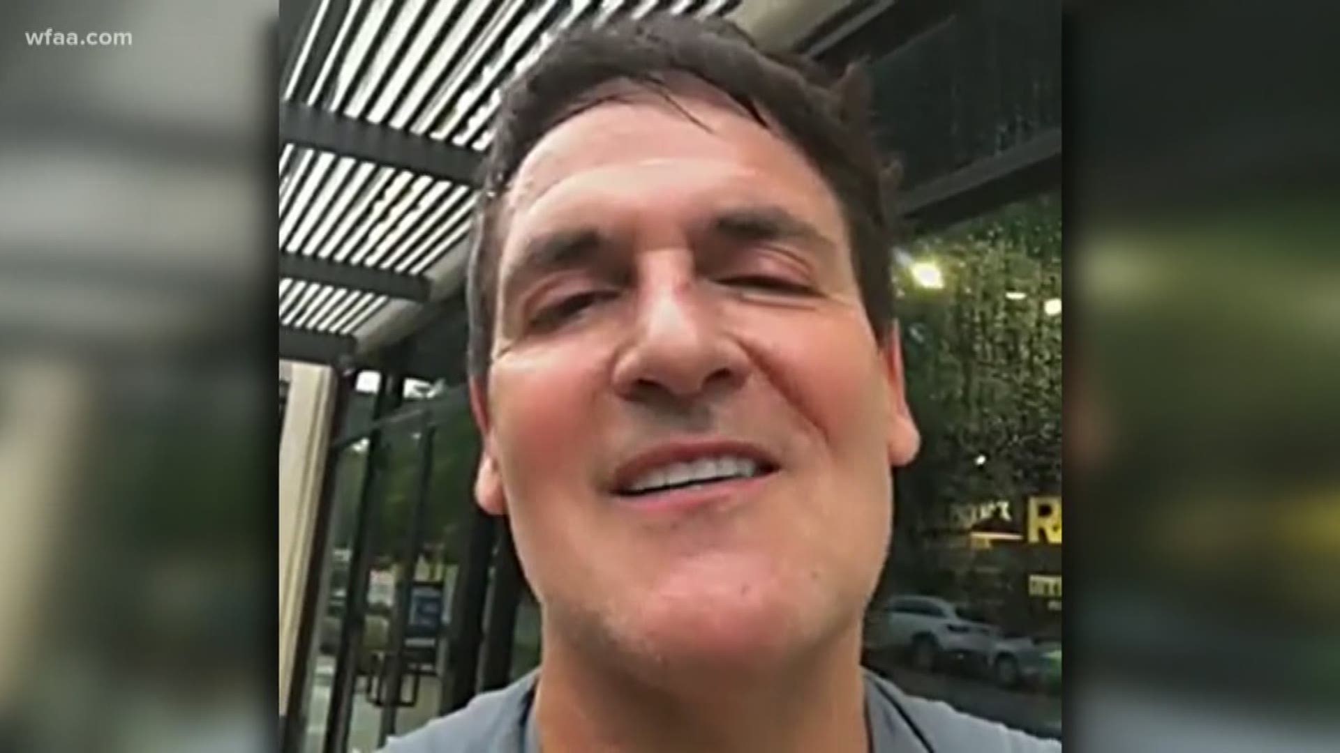 Mark Cuban shoots gender reveal for couple