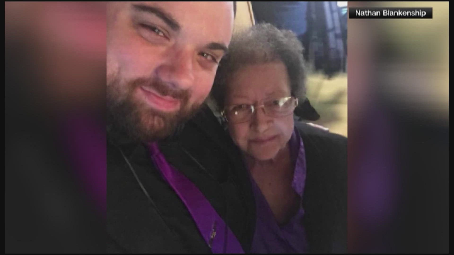 An 83-year-old grandmother died inside her home in one of five wildfires burning in the region.