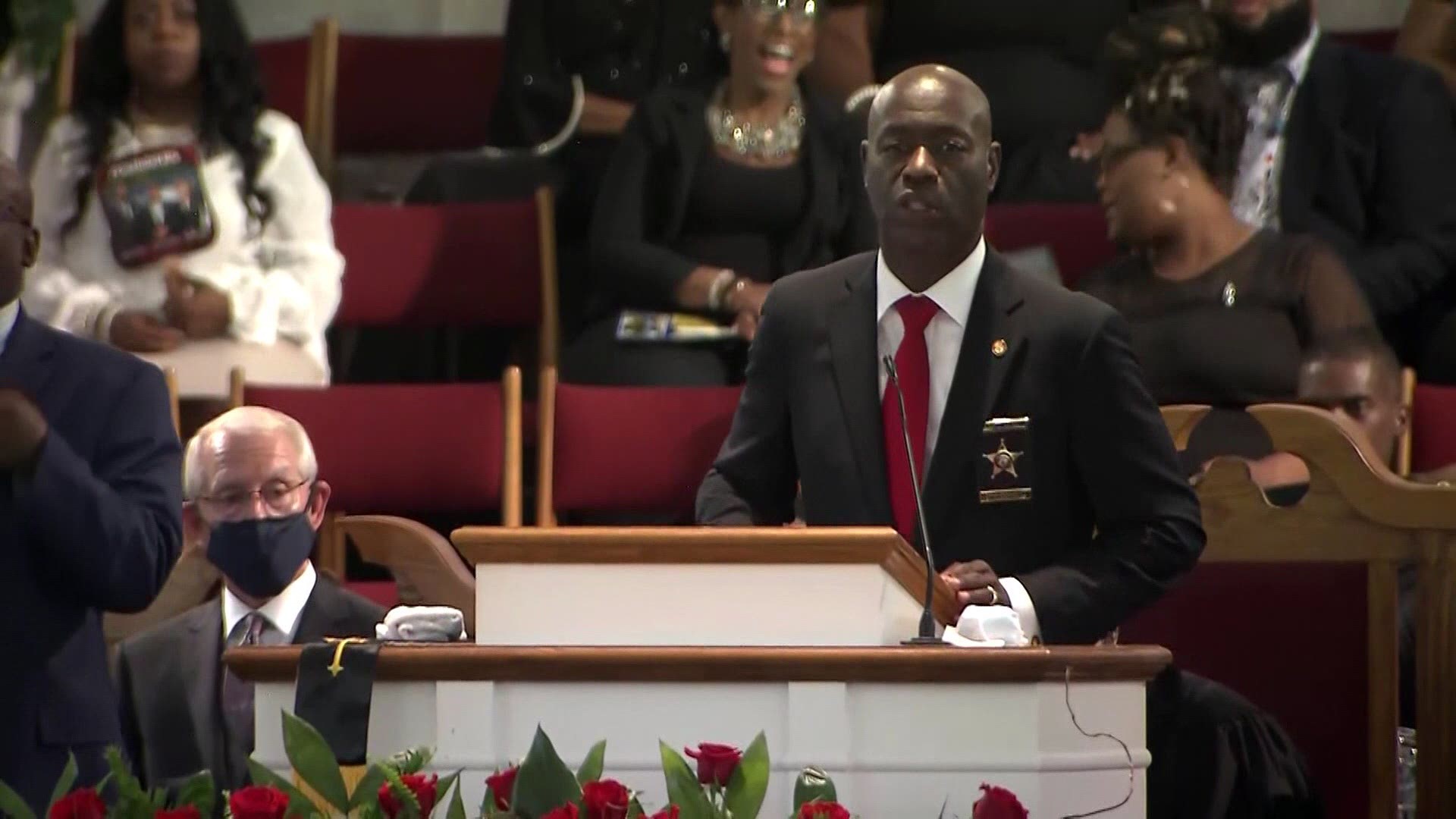 A funeral service was held for George Floyd in his hometown of Raeford, North Carolina.