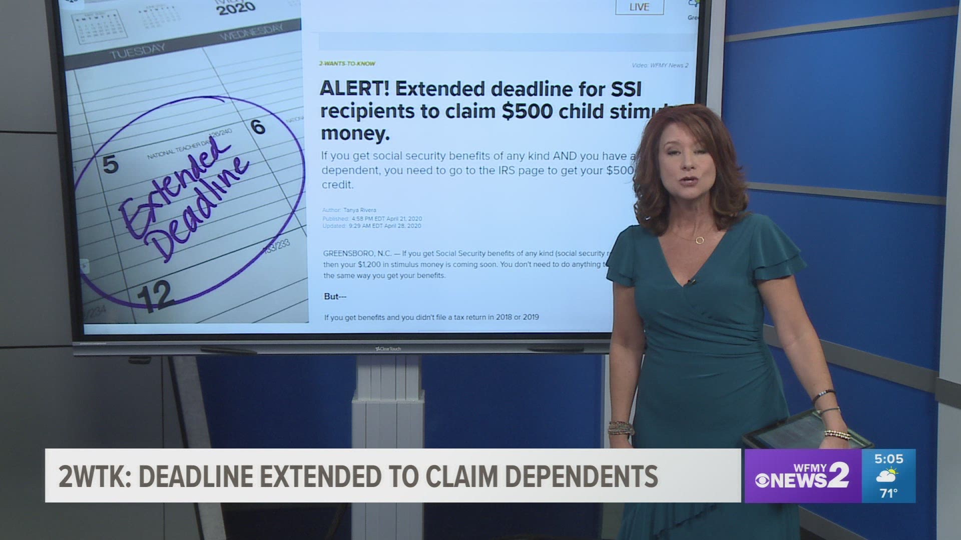 The IRS has extended the deadline for folks on SSI to claim their independents and get $500 per child.