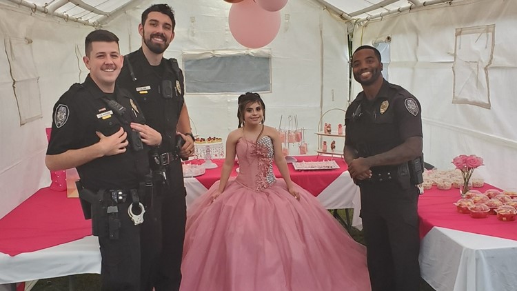 Noise complaint leads to police celebrating girl's quinceañera