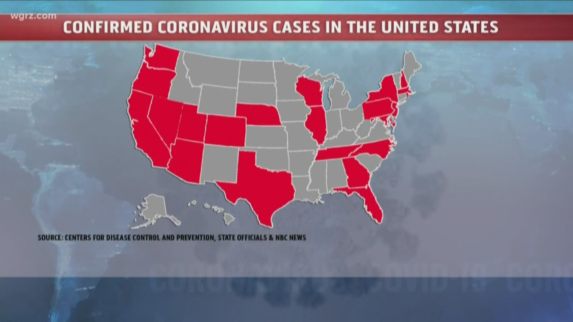 Confirmed Coronavirus Cases In The United States