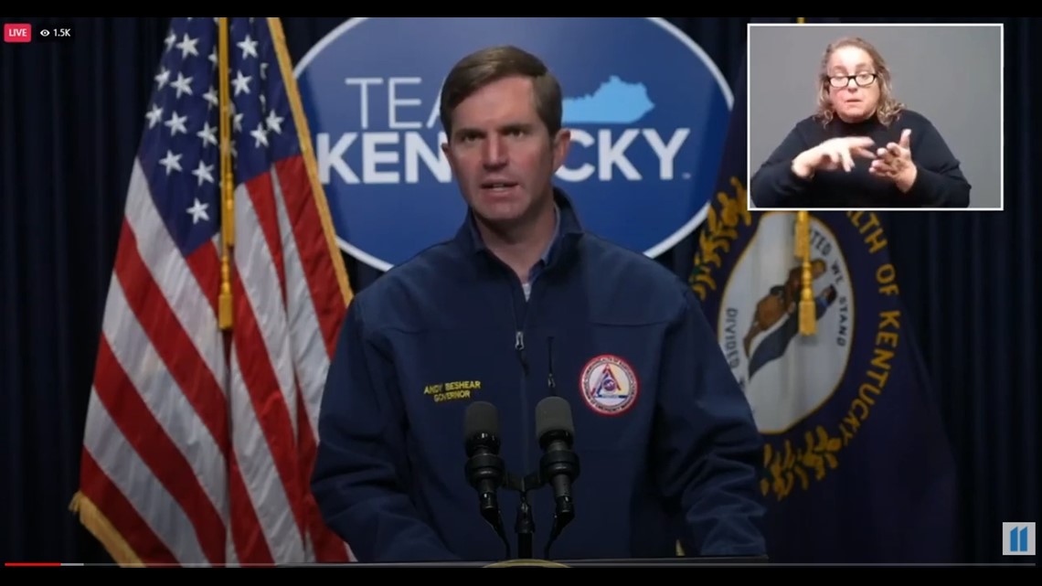 Governor Beshear updates Kentuckians on tornado damage - Vimarsana News