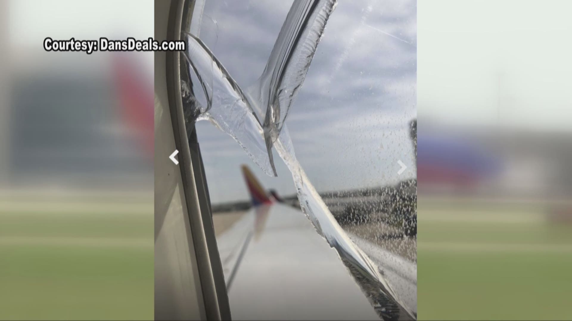 Crack in window of Southwest plane causes emergency landing 