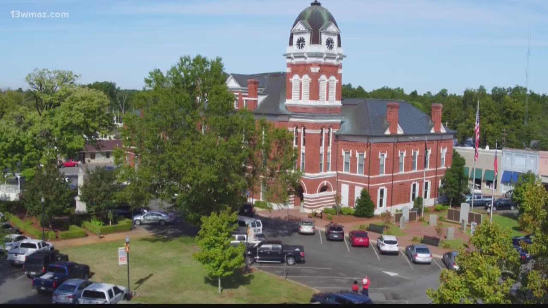 The courthouse was built in 1869 after the old one was burned down during General William Sherman's March to Sea.