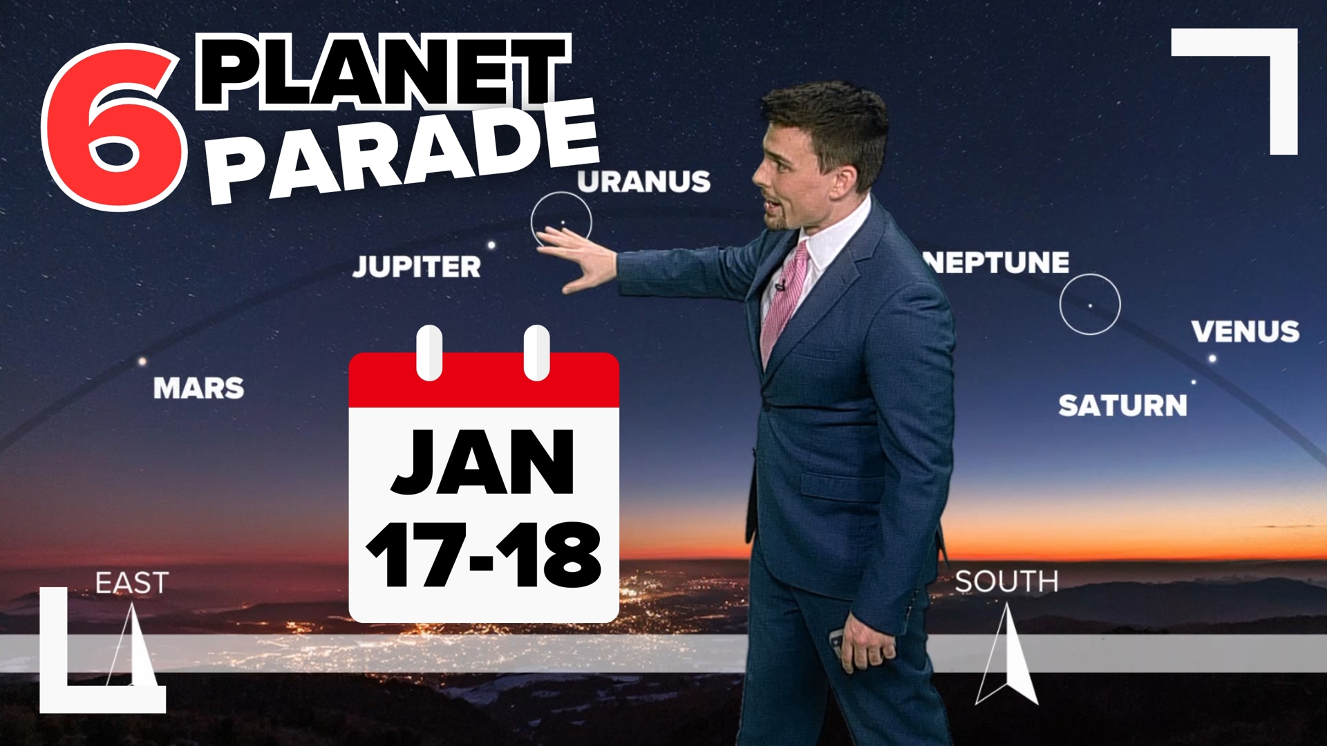 Parade of 2025 Where and when to look, what you can see