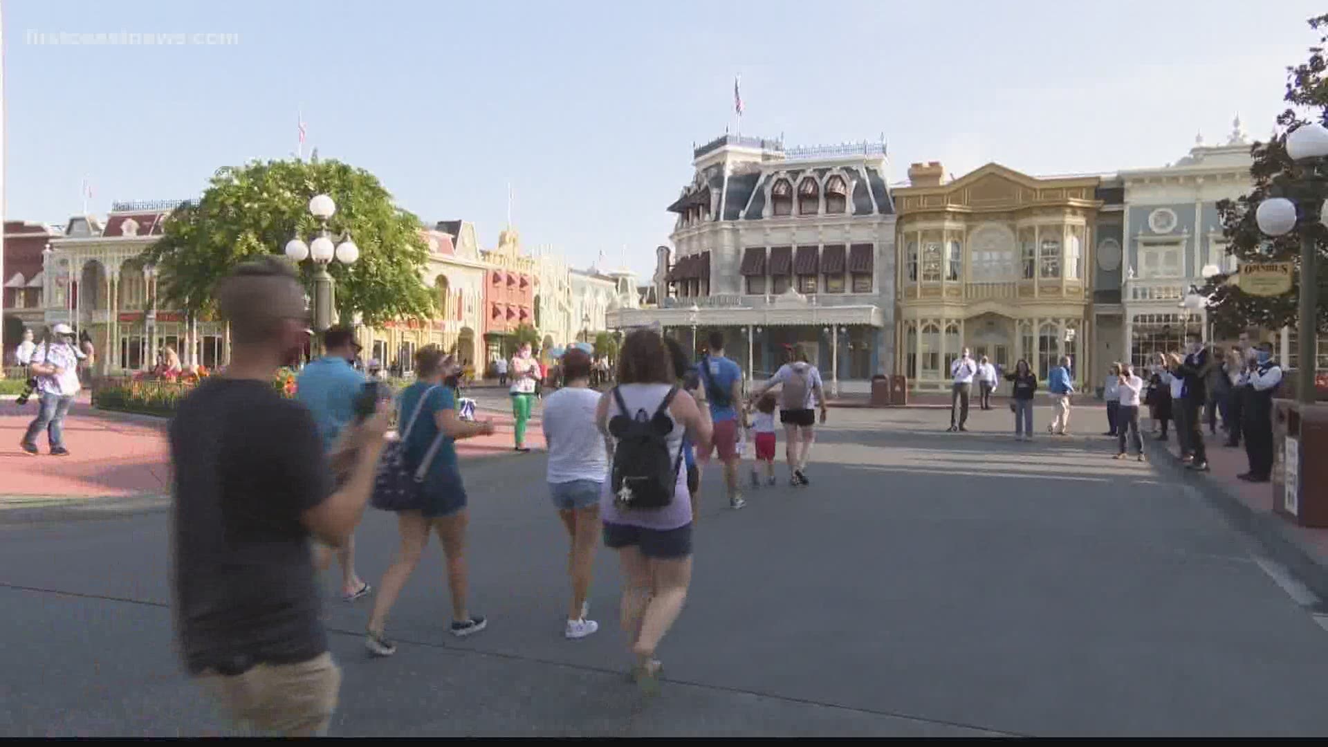 The new policy hopes to limit movement around the park without a mask.