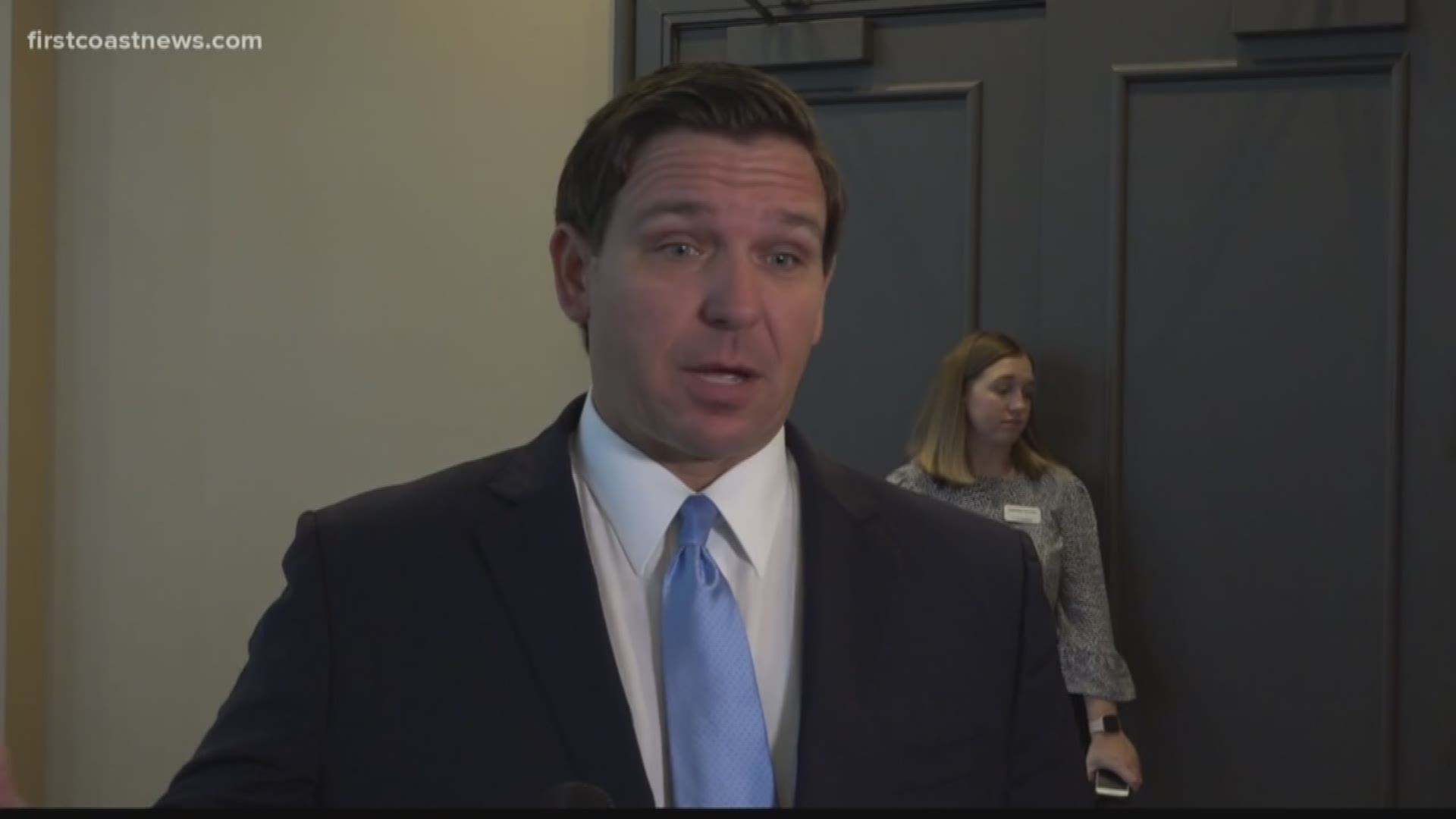 Fla. Gov. Ron DeSantis is urging all residents on Florida's east coast to prepare for impact from Hurricane Dorian, which is predicted to become a dangerous hurricane.