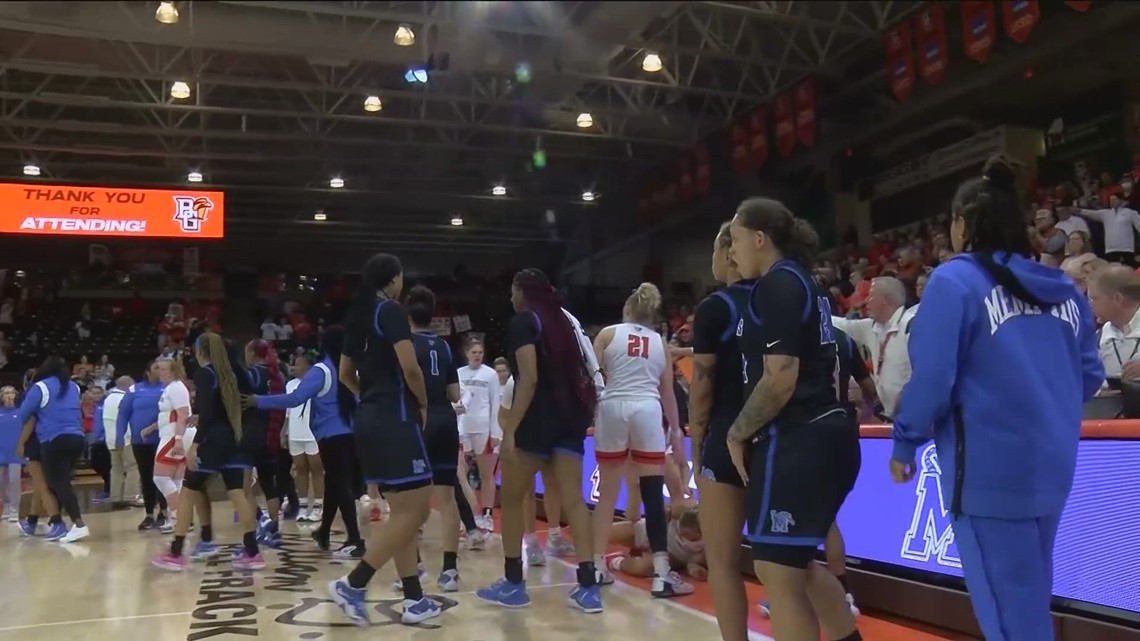 Tigers player charged after punch Bowling GreenMemphis WNIT game