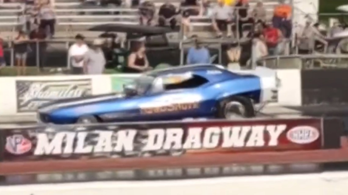 Bystander dead after funny car malfunctions at Milan Dragway - Vimarsana News