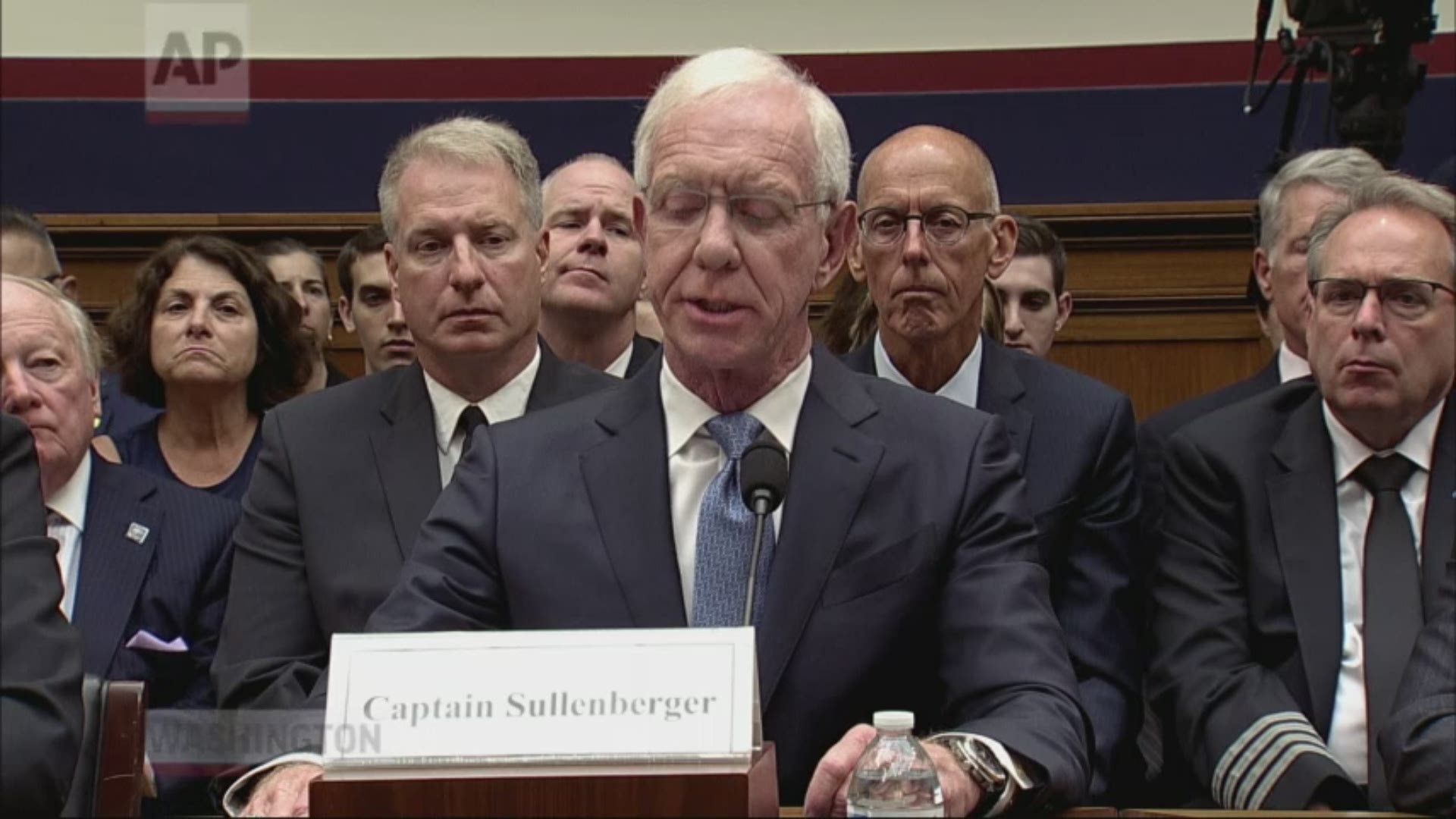 Former airline pilot Chesley 'Sully' Sullenberger spoke to a House aviation panel about the two recent air disasters of the Boeing 737 Max. (AP)