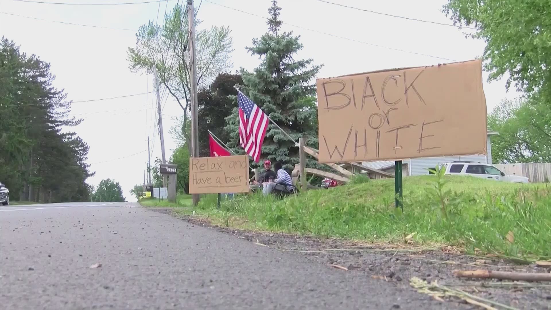 Two best friends from New York state wanted to start a conversation in their community after the death of George Floyd, which sparked nationwide protests.