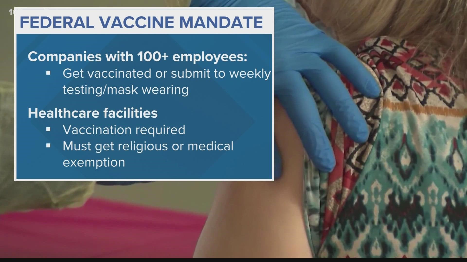 Biden worker vaccine mandate DOJ responds to lawsuits