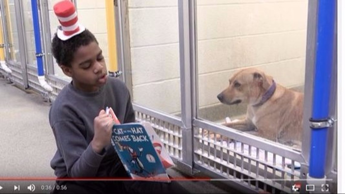The sweet reason why kids are reading to shelter dogs in Mo. | khou.com