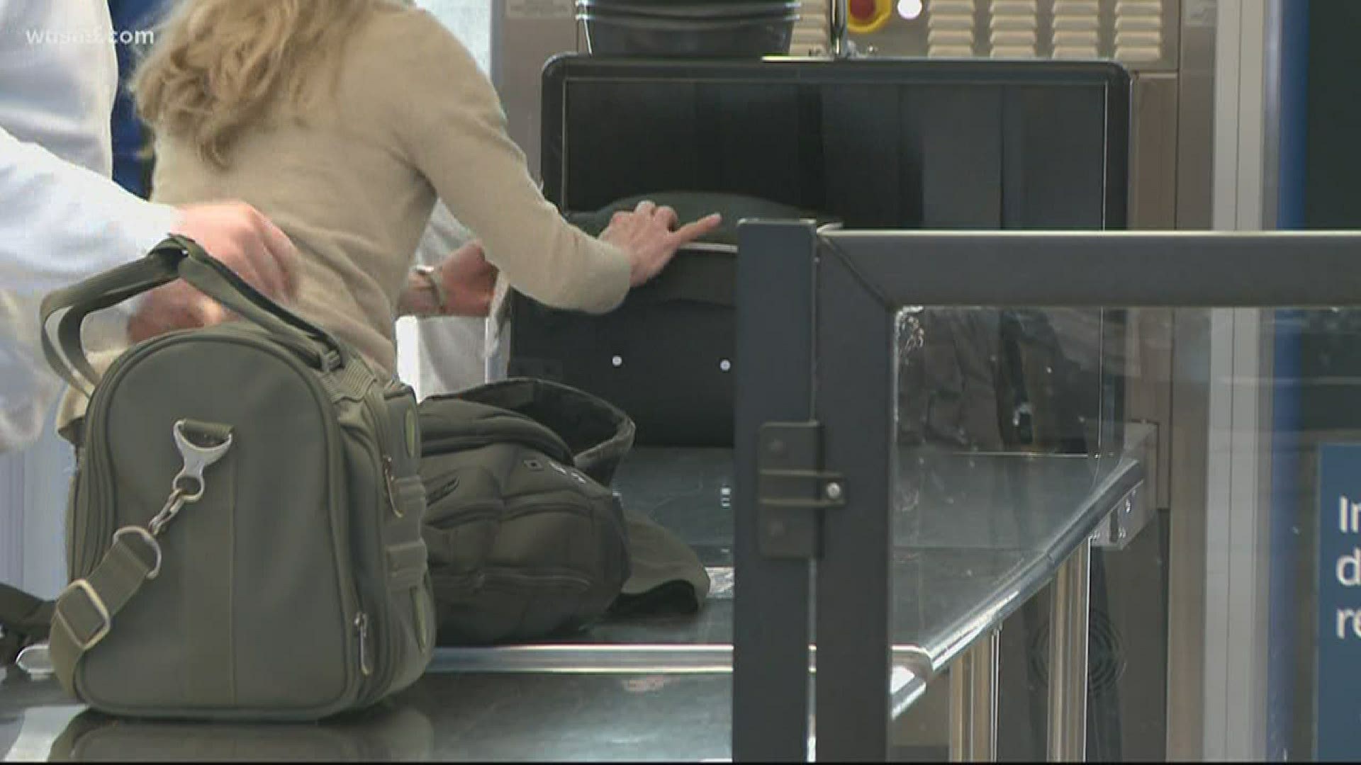 TSA shows a drop in numbers of travelers being screened. It was the lowest number in 10 years.