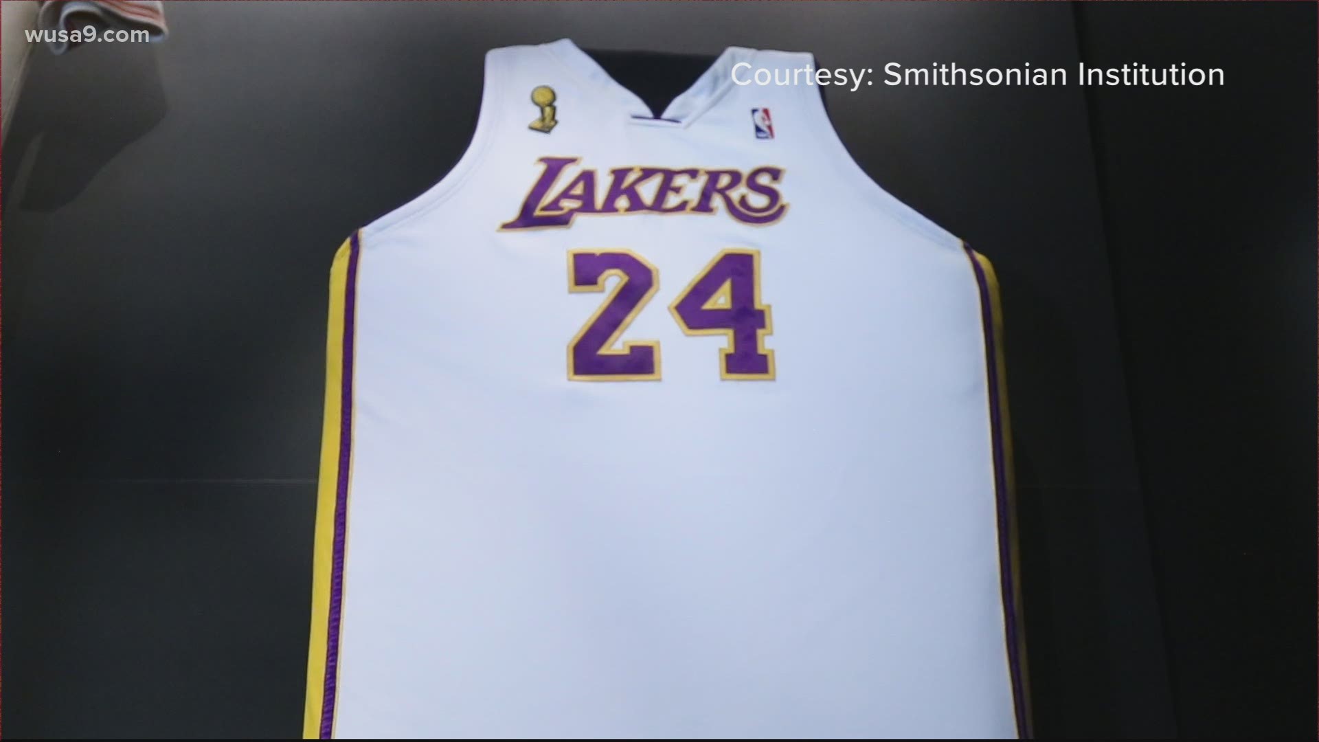 Kobe Bryant's Finals Jersey is Now Hanging In The Smithsonian | khou.com