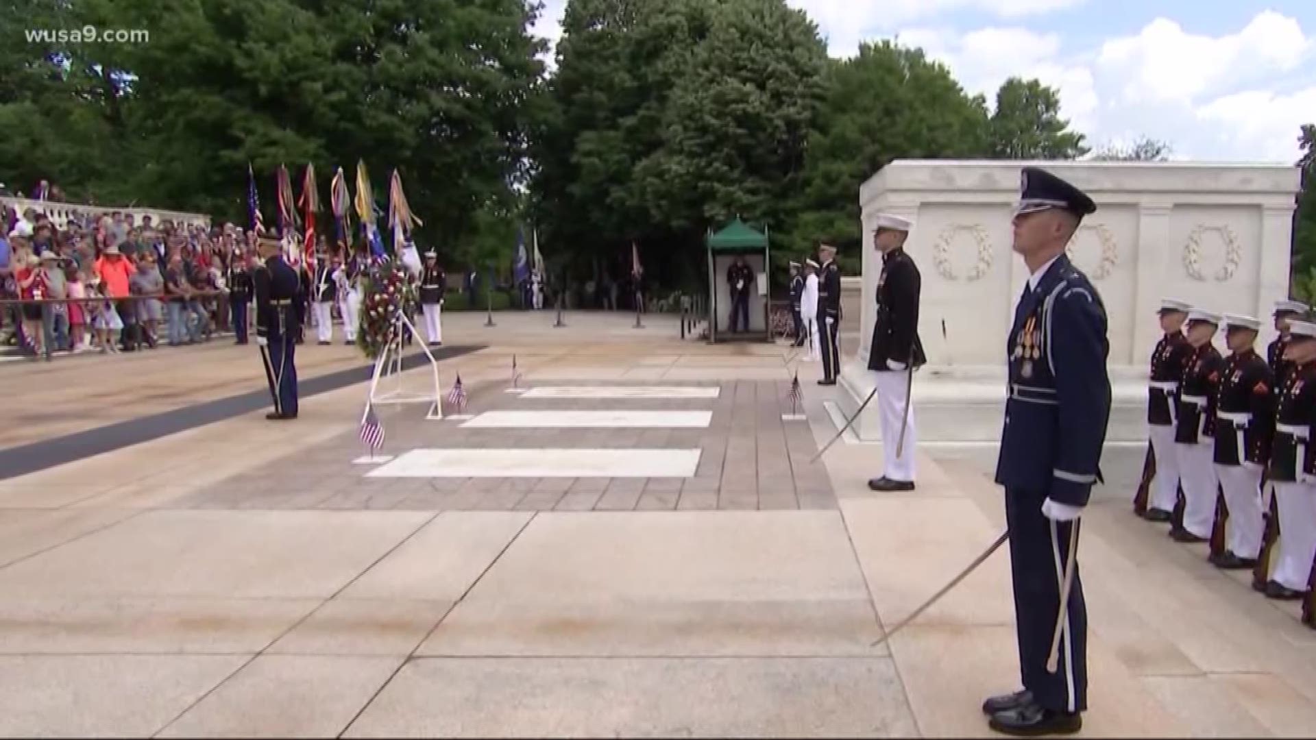 Across the nation, people honored the military and its veterans this Memorial Day. (CBS)