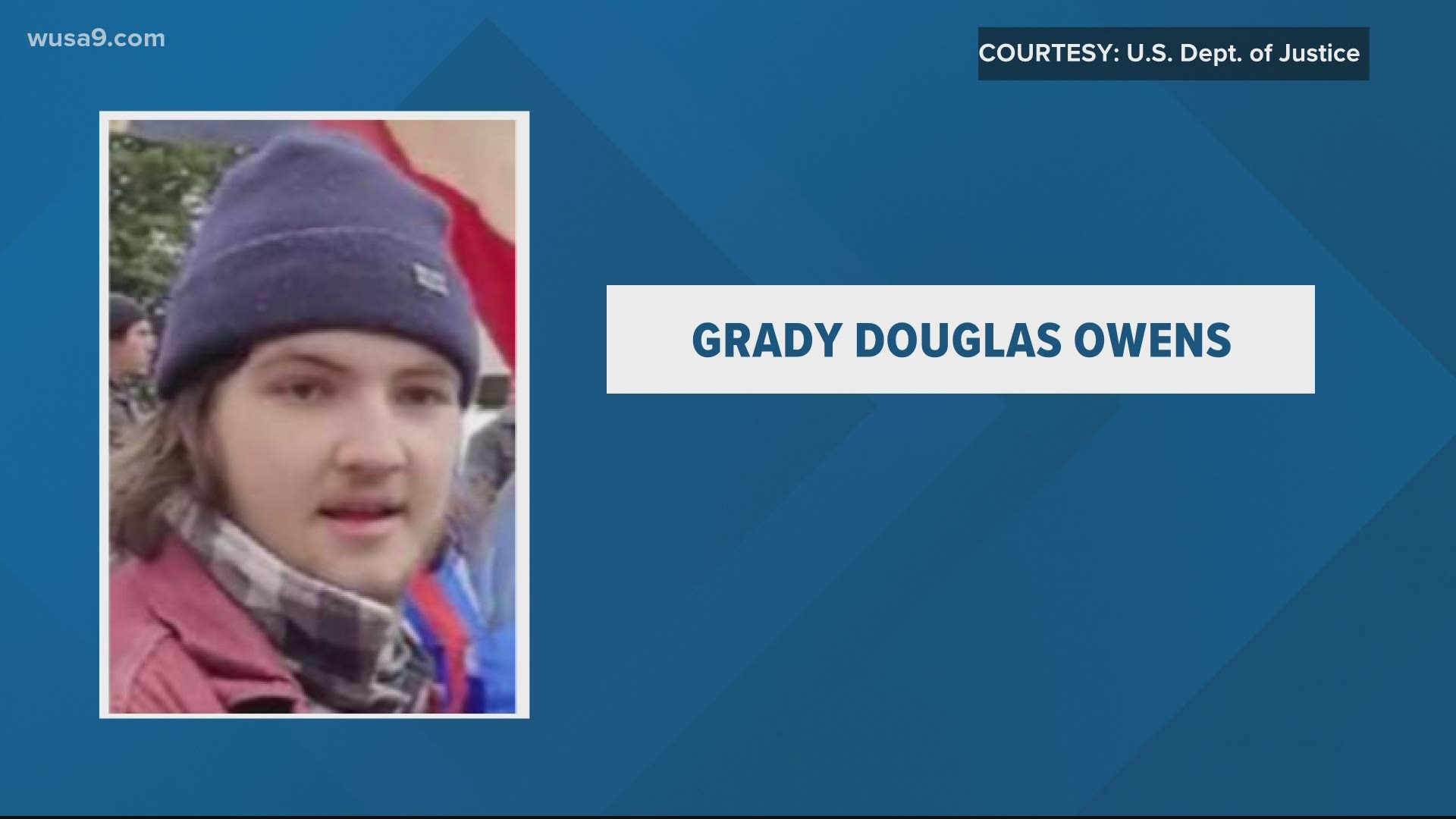 Grady Douglas Owens, 21, of Florida, is asking to be released from jail while he awaits trial.