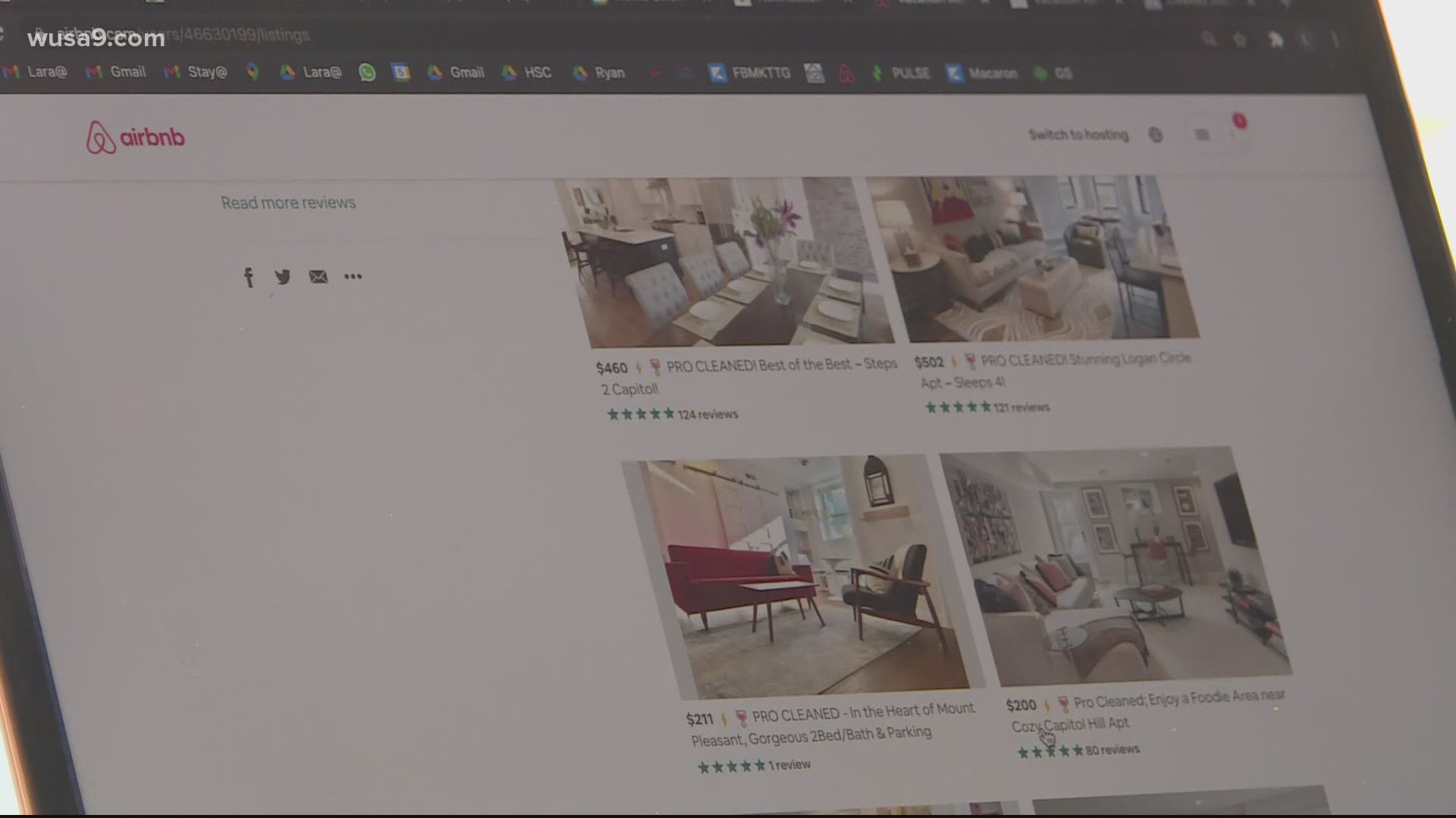 The company said it's also working to determine whether anyone responsible for the Capitol riot has an account on Airbnb, and will ban them from the platform.