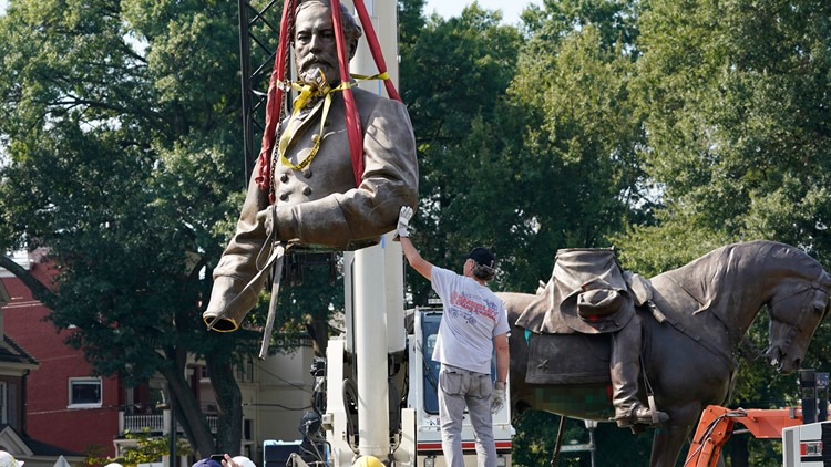 Robert E. Lee statue in Richmond comes down following Virginia Supreme Court ruling
