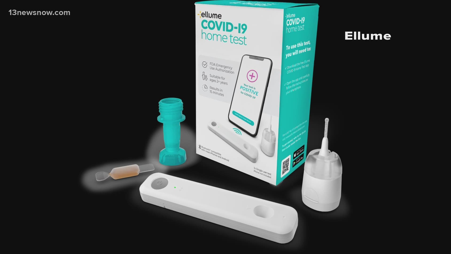 On Tuesday, the FDA gave the Ellume rapid COVID-19 test emergency use authorization. It's the first over-the-counter test to deliver at-home results.