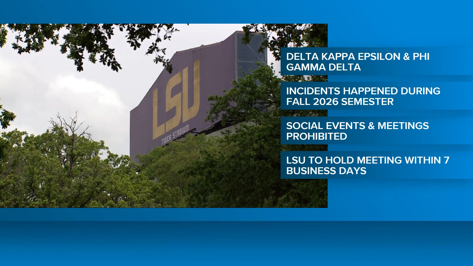 2 LSU fraternities suspended amid hazing investigations | khou.com