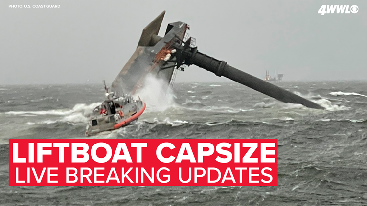 13 missing after liftboat capsize off Louisiana coast
