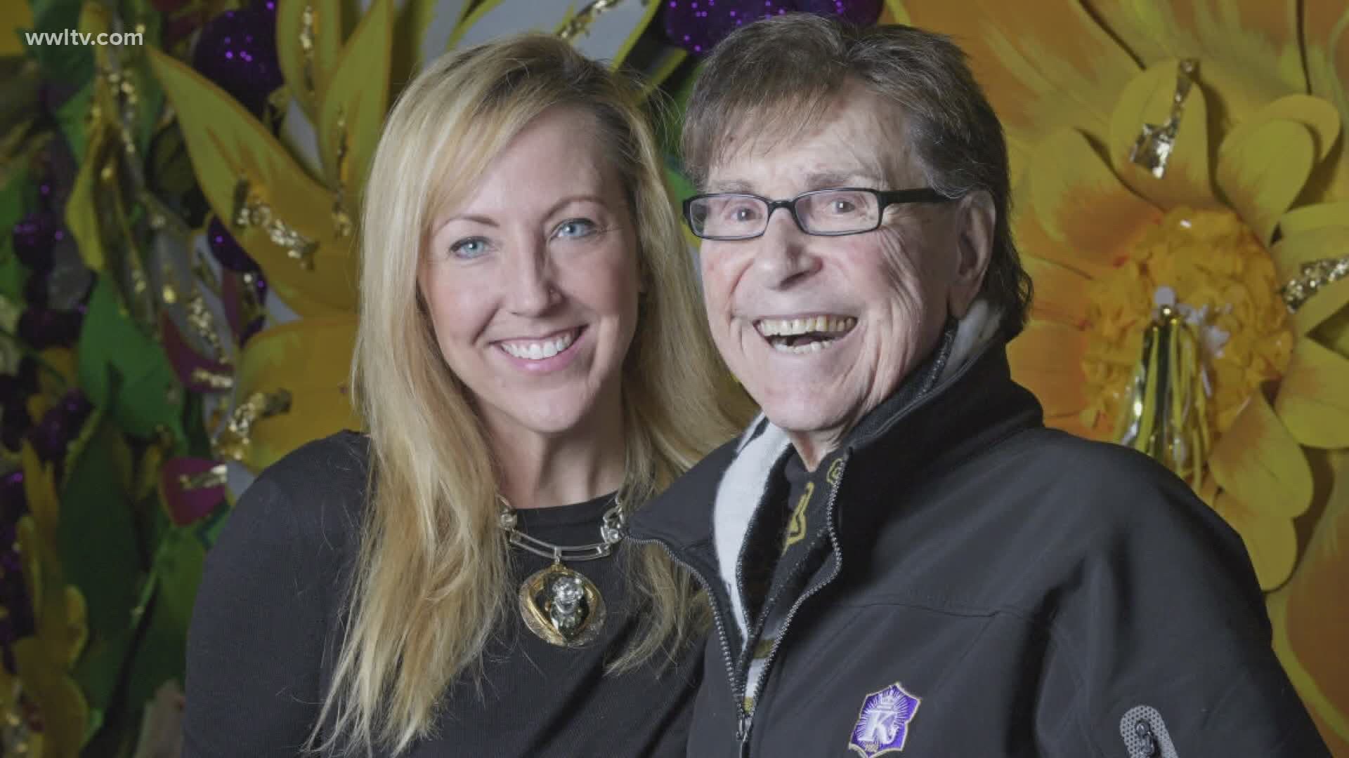 Holly Kern, the wife of the late Blaine Kern Sr., speaks on the WWL-TV Morning Show about the passing of her husband, known as "Mr. Mardi Gras," and his legacy.