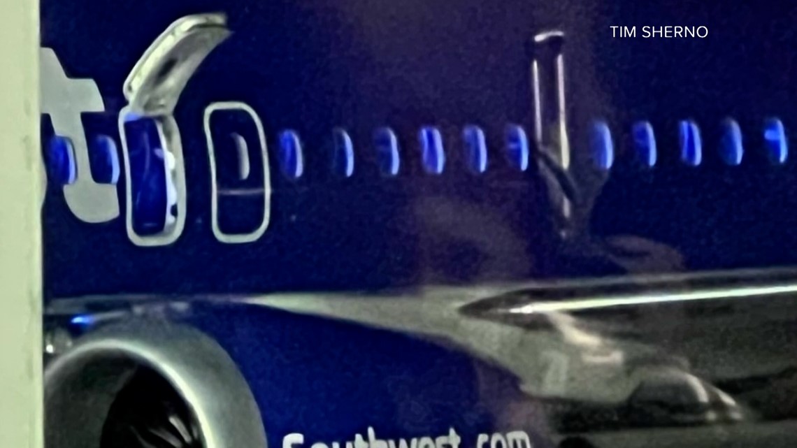 'Oh, my God! There's someone on the wing' – passengers describe scene on Southwest flight