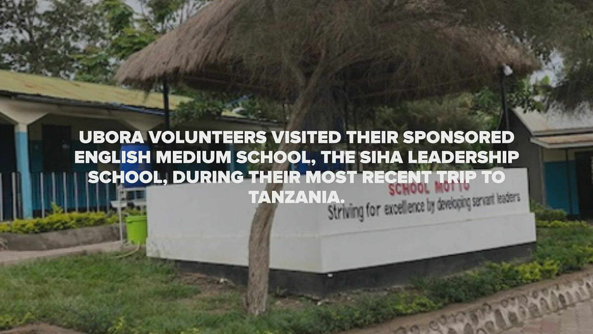Volunteers during their most recent visit to Tanzania celebrated the Siha Leadership School, Ubora's sponsored English medium school.