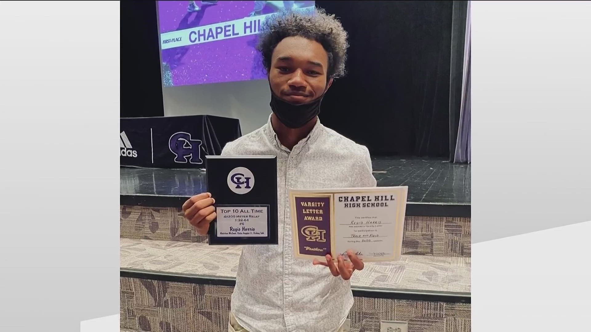Regis Harris was accepted to more than 40 colleges.