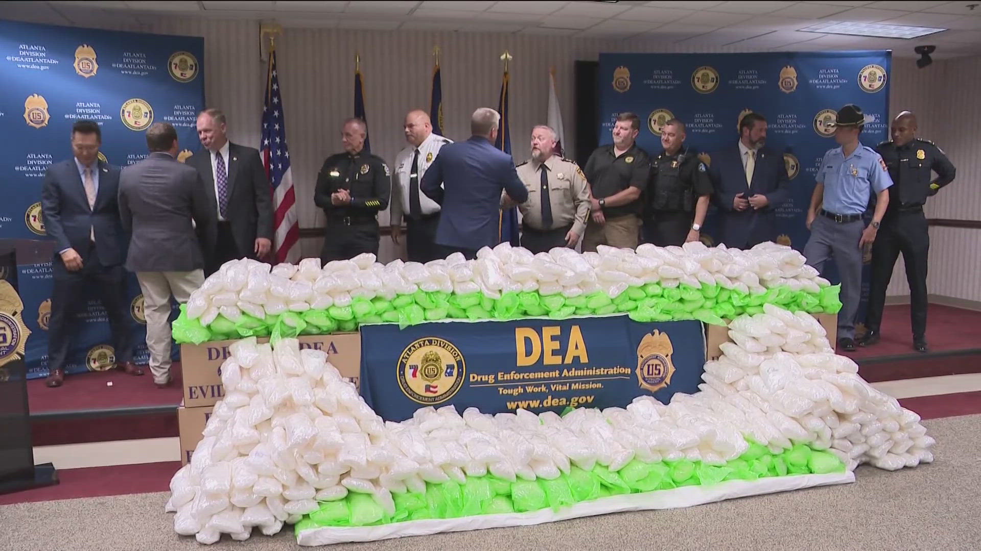 Officials said the seizure was the largest in its history.