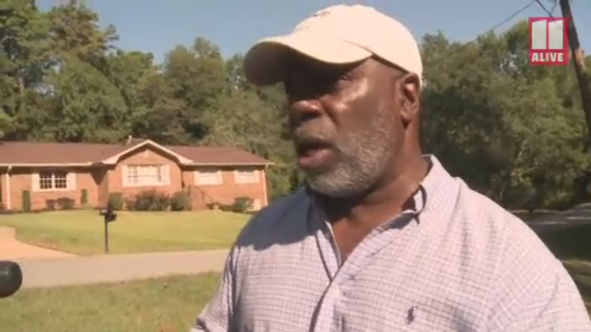 Brian Jenkins said one of three young males wearing masks who were shot and killed by a Conyers homeowner on Monday morning died on his lawn.
